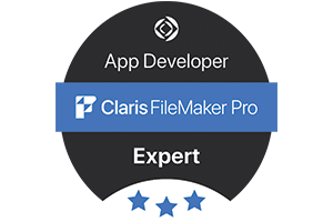 Fanny Bouin I-COMM PROXI-INFO Certification App developer for Claris FileMaker Pro Expert